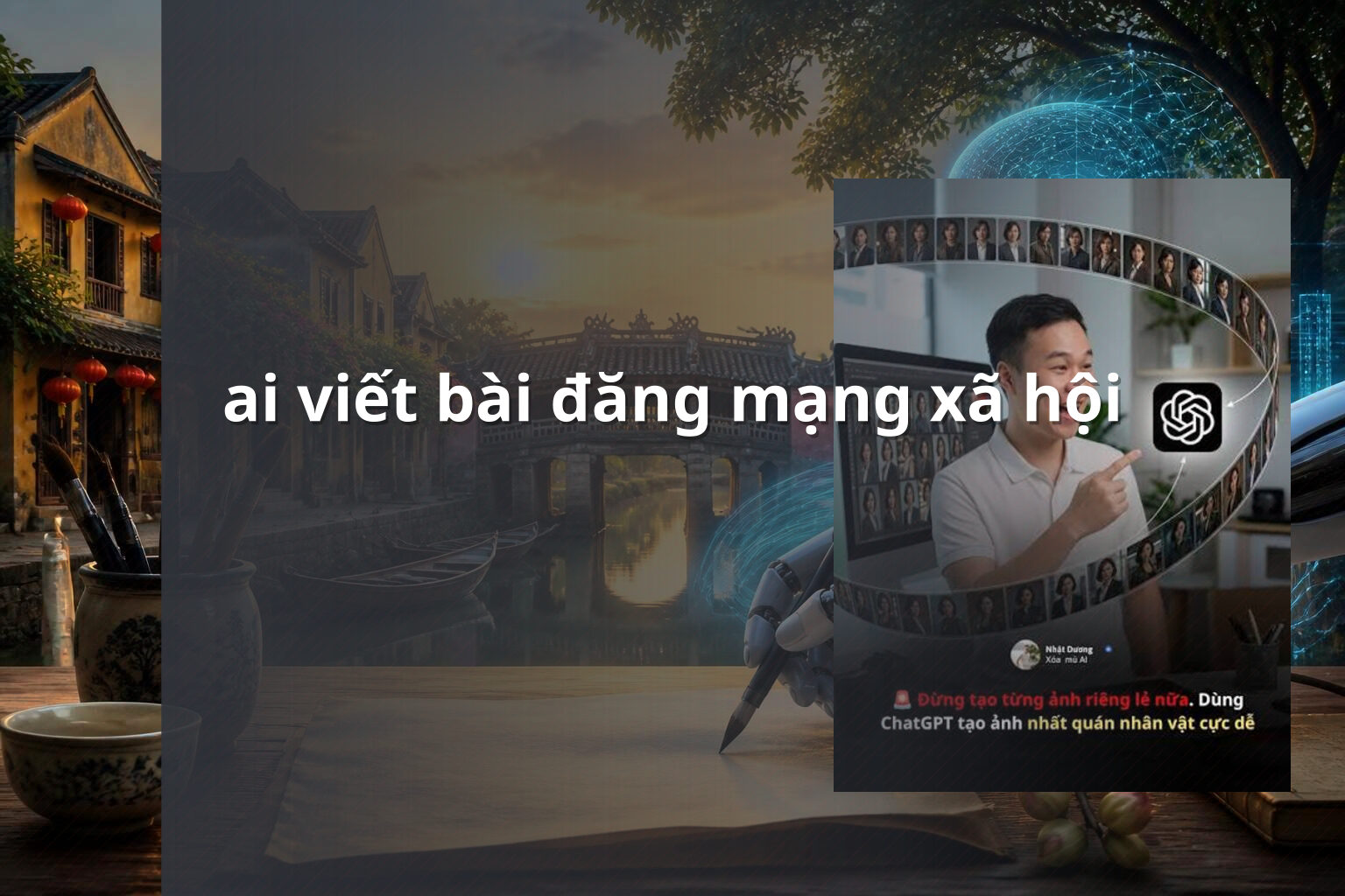 ai viết bài đăng mạng xã hội - Viết nội dung bằng AI