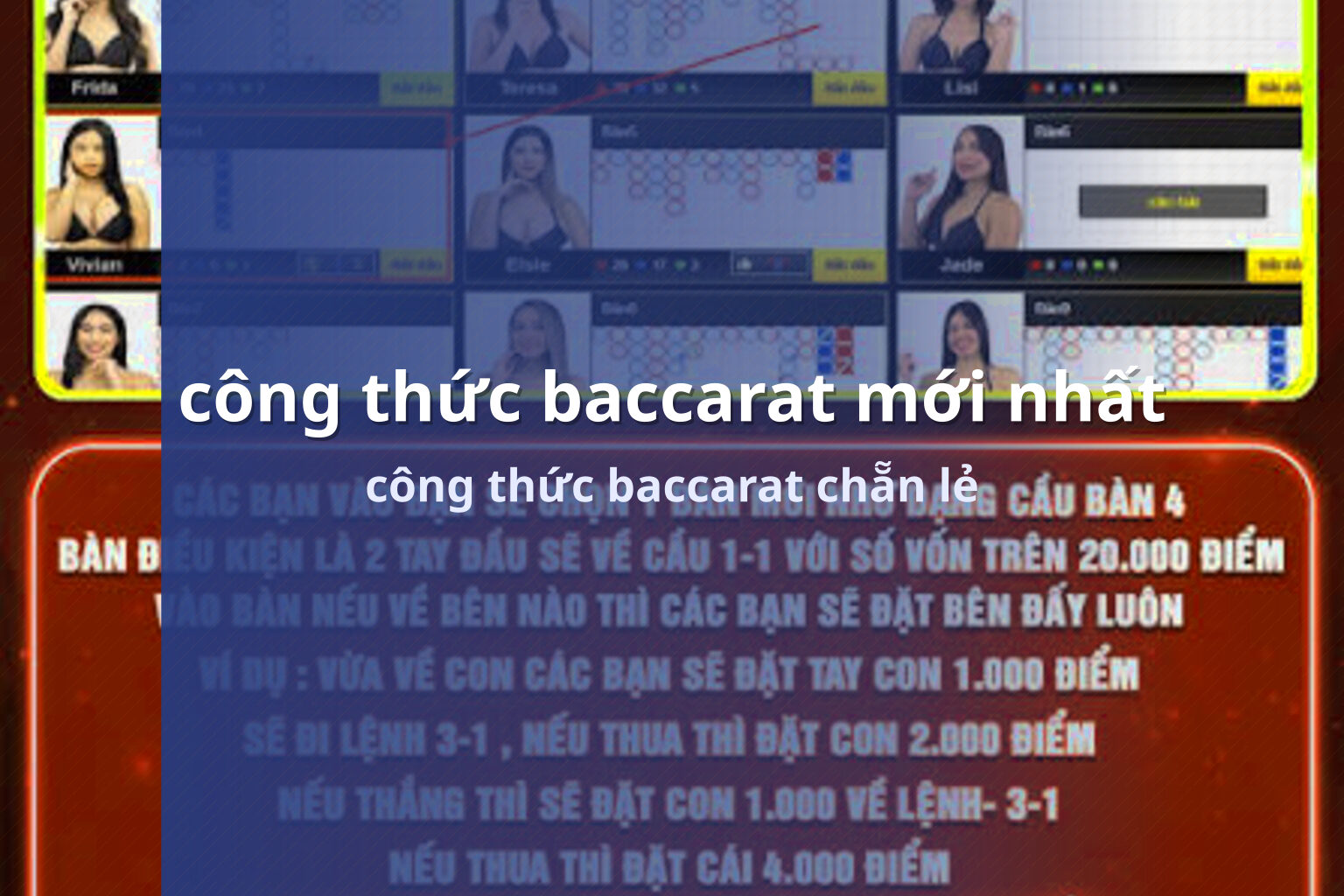 công thức baccarat mới nhất công thức baccarat chẵn lẻ