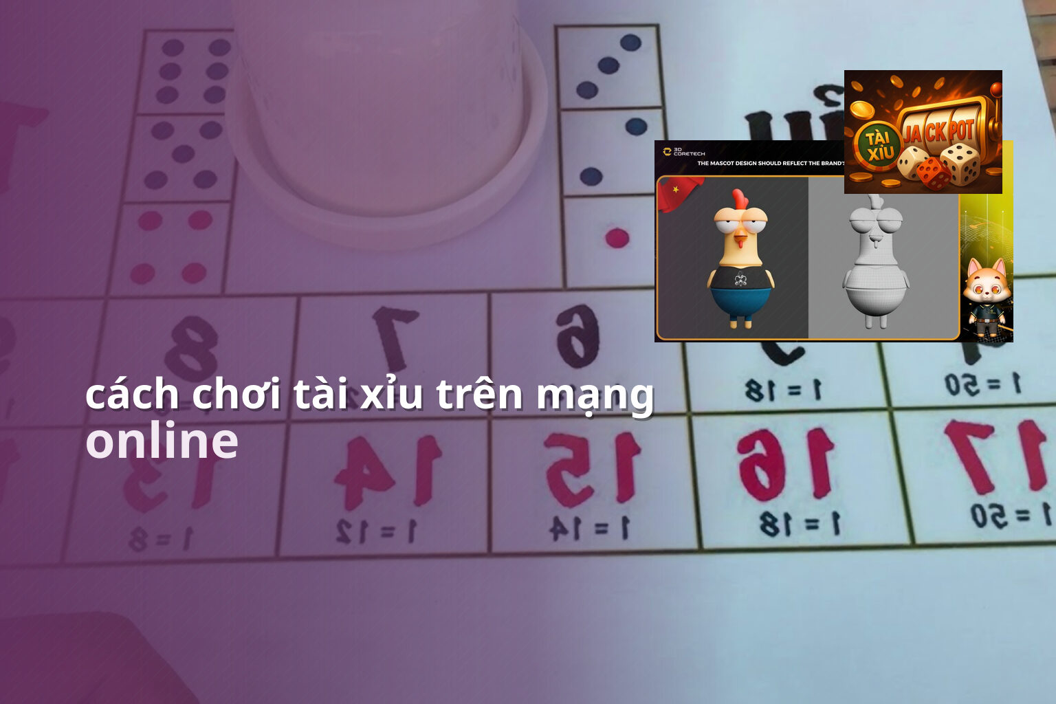 cách chơi tài xỉu trên mạng online
