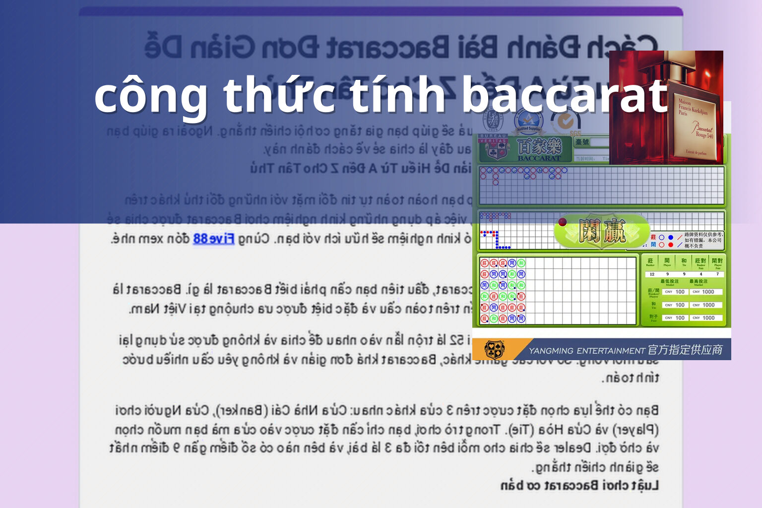 công thức tính baccarat - gaming_research