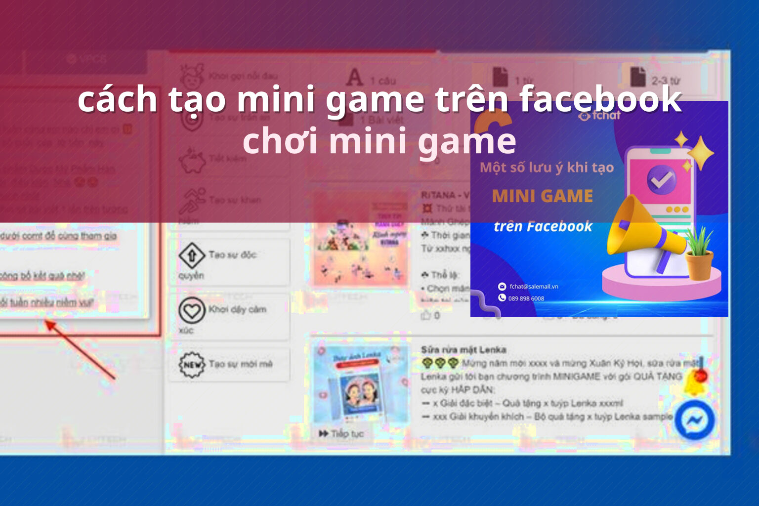 cách tạo mini game trên facebook - mini_game
