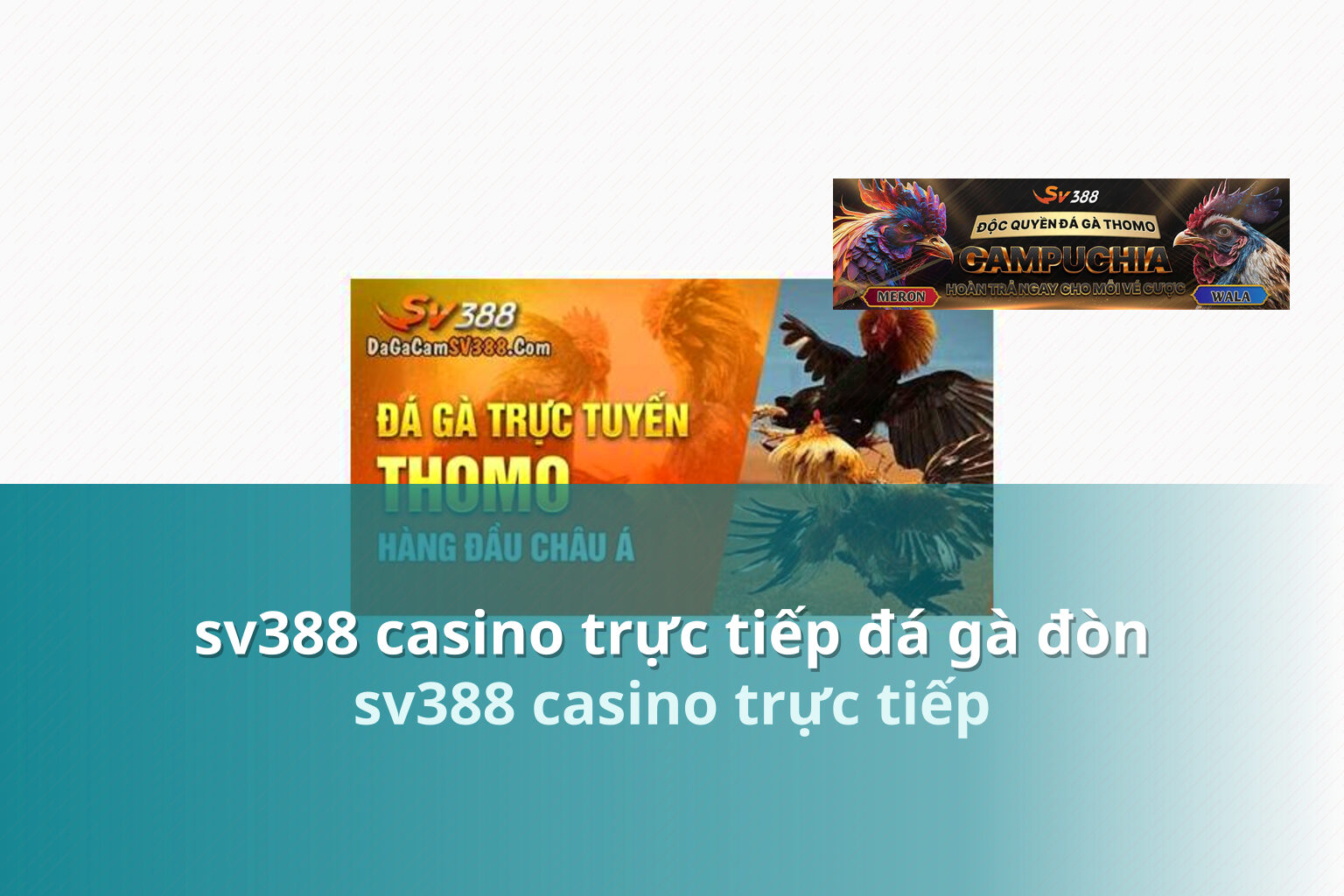 sv388 casino trực tiếp đá gà đòn - gaming_research