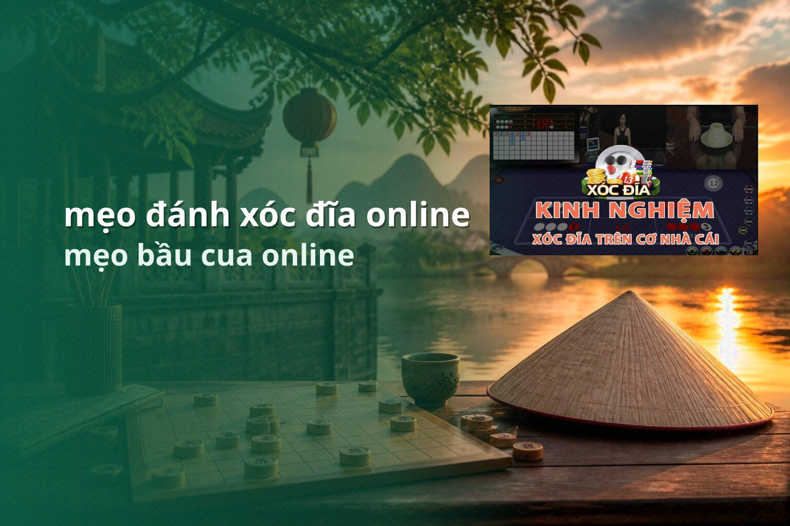 mẹo đánh xóc đĩa online mẹo bầu cua online