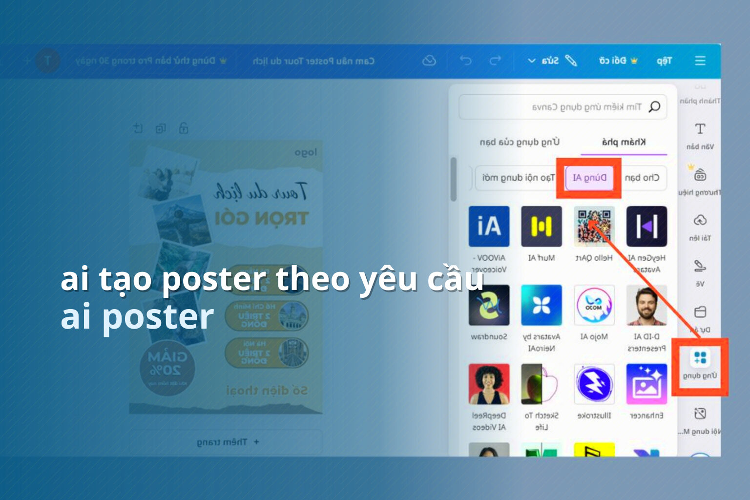 ai tạo poster theo yêu cầu - Tạo ảnh và poster bằng AI
