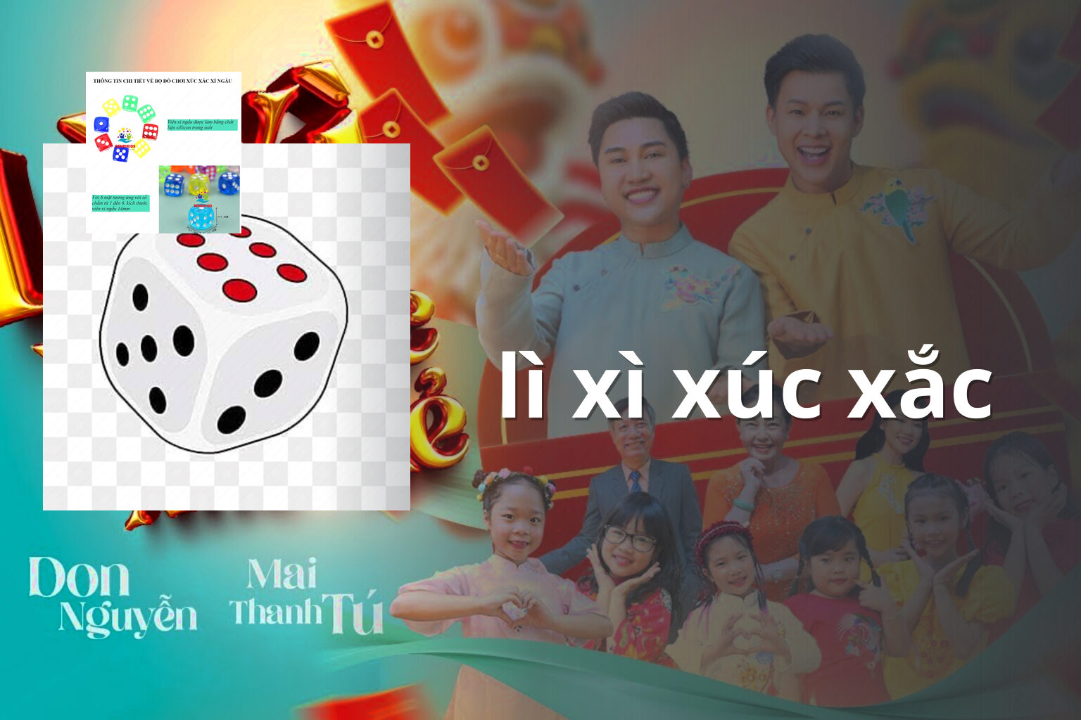 lì xì xúc xắc - Trò chơi lì xì trong nhóm