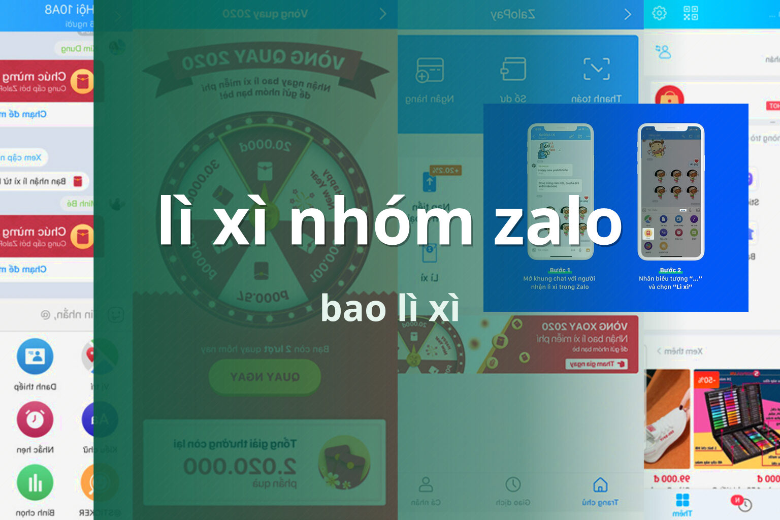 lì xì nhóm zalo bao lì xì