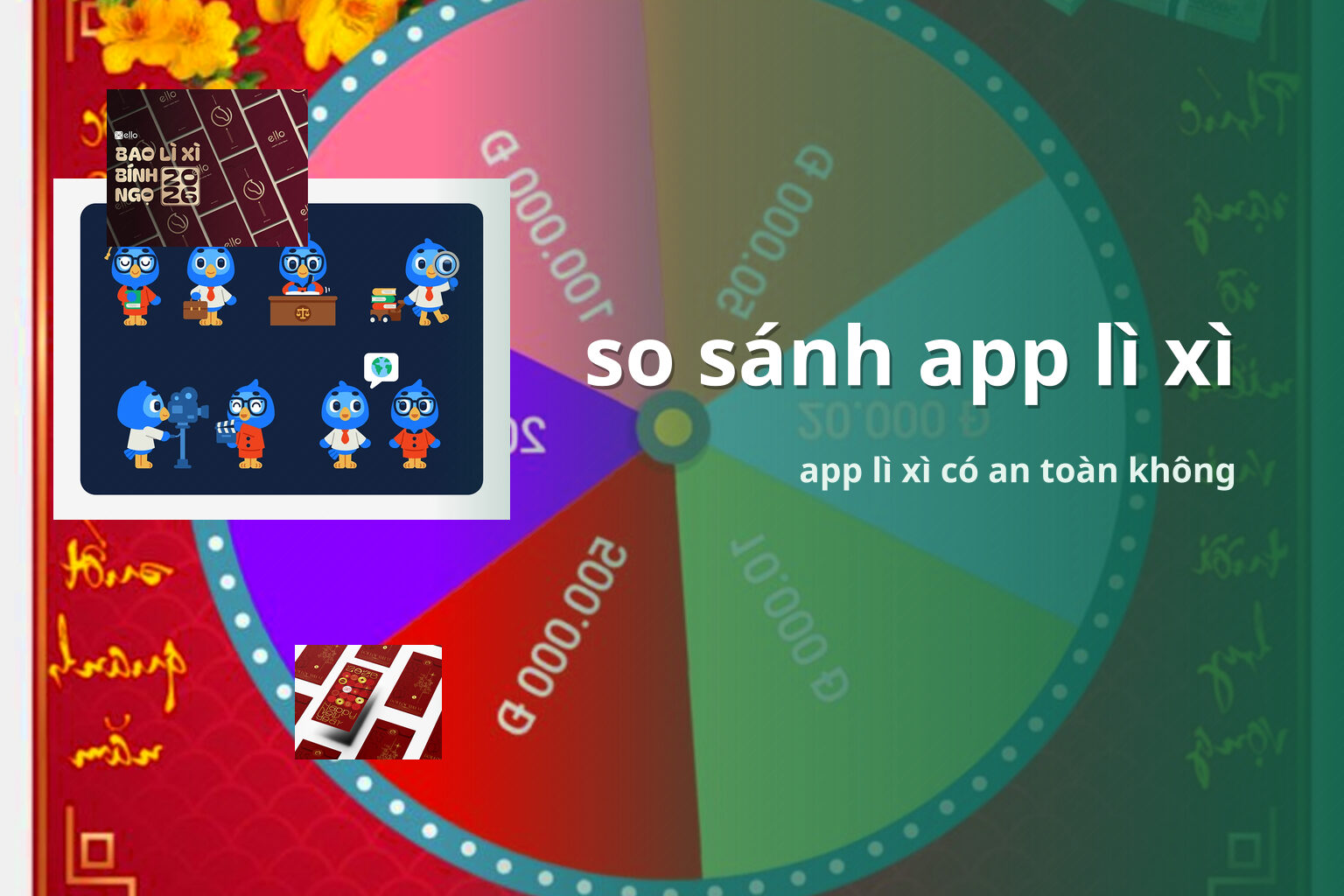 so sánh app lì xì app lì xì có an toàn không