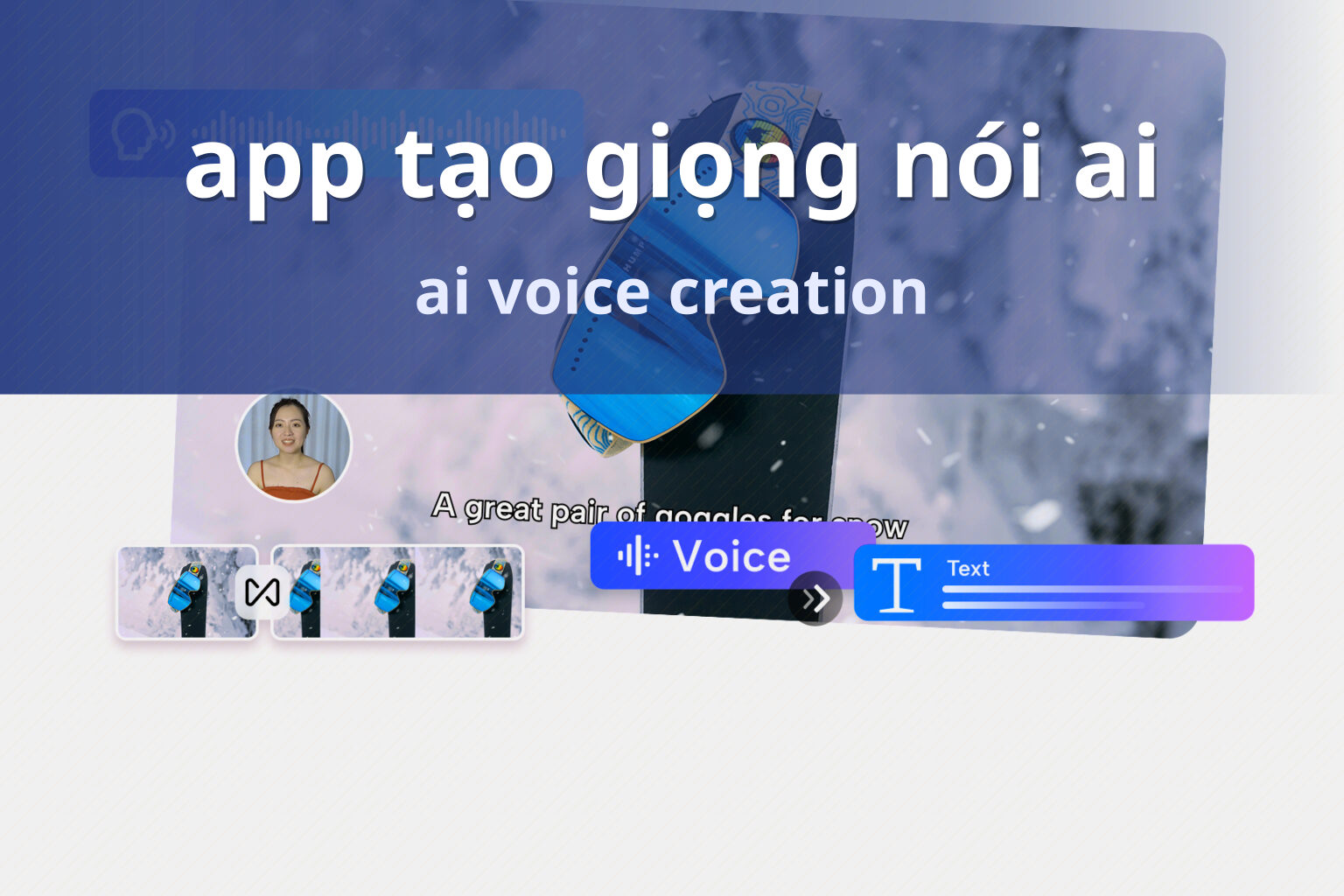 app tạo giọng nói ai ai voice creation