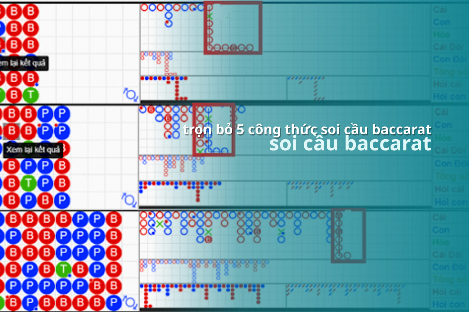trọn bỏ 5 công thức soi cầu baccarat soi cầu baccarat
