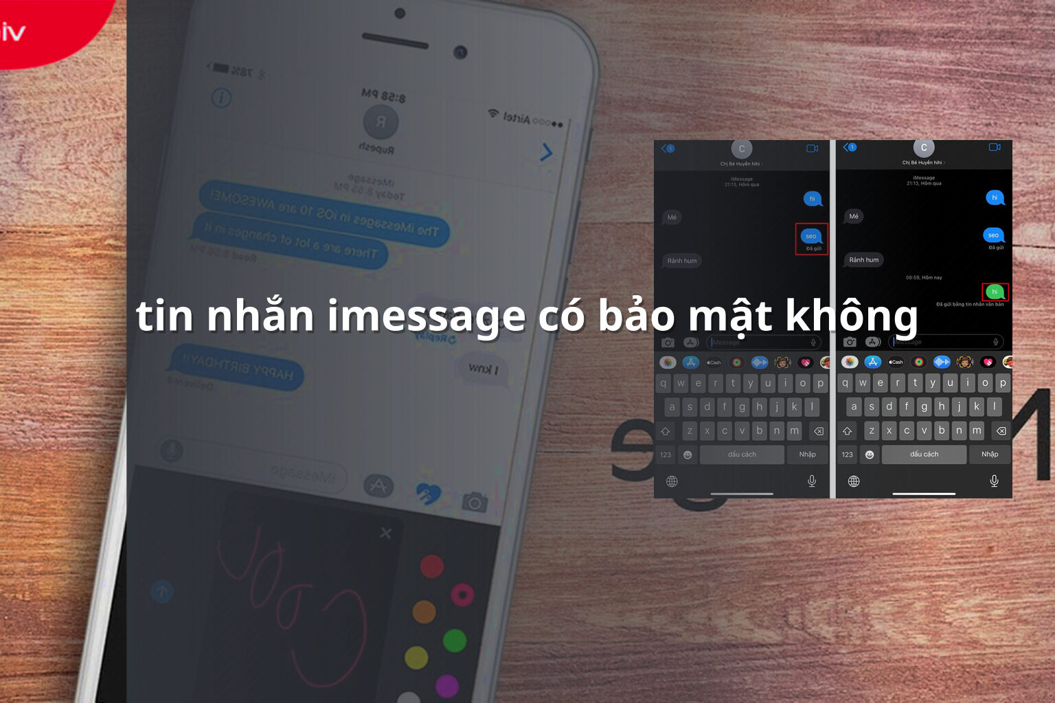 tin nhắn imessage có bảo mật không - community