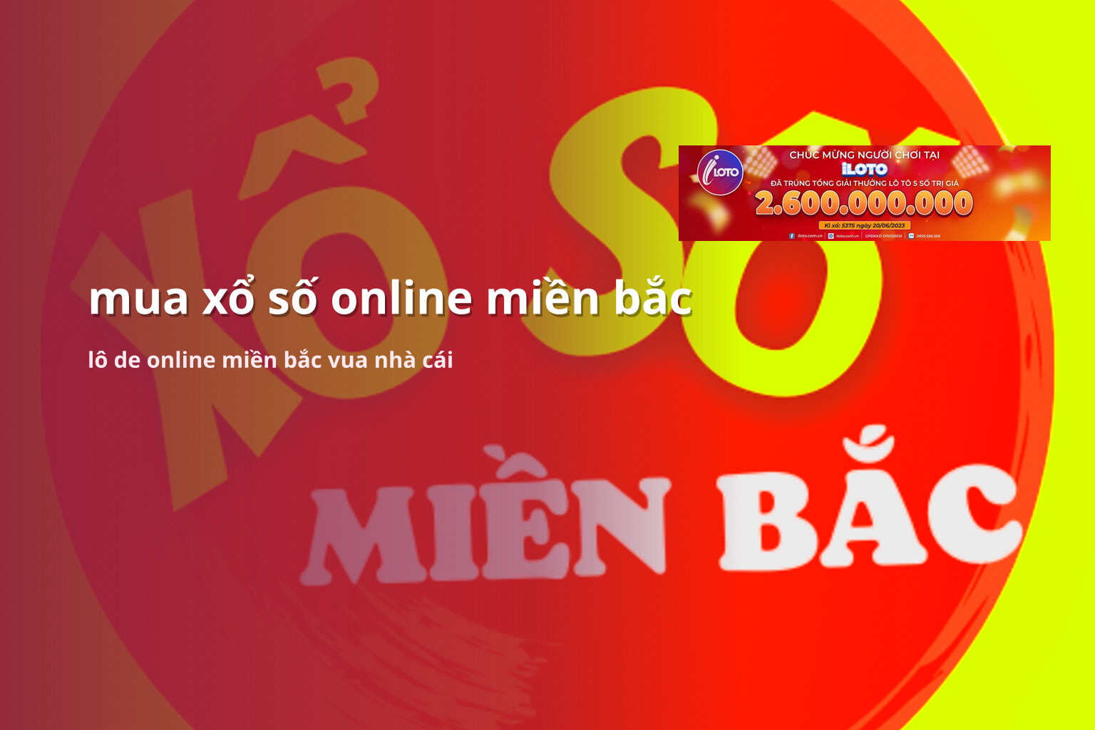 mua xổ số online miền bắc lô de online miền bắc vua nhà cái