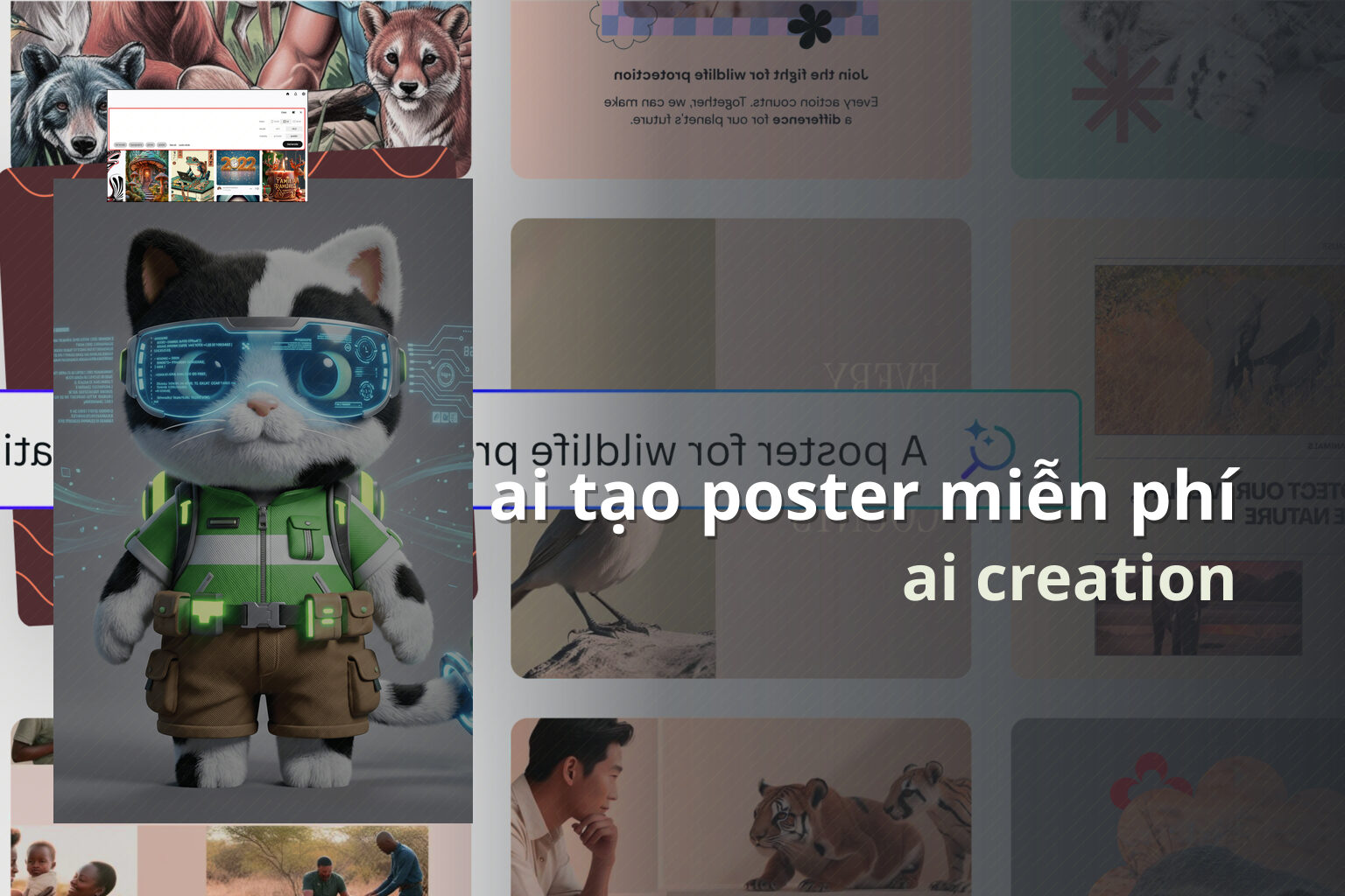 ai tạo poster miễn phí ai creation