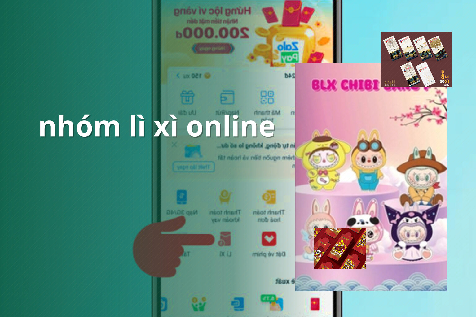 nhóm lì xì online - Trò chơi lì xì trong nhóm