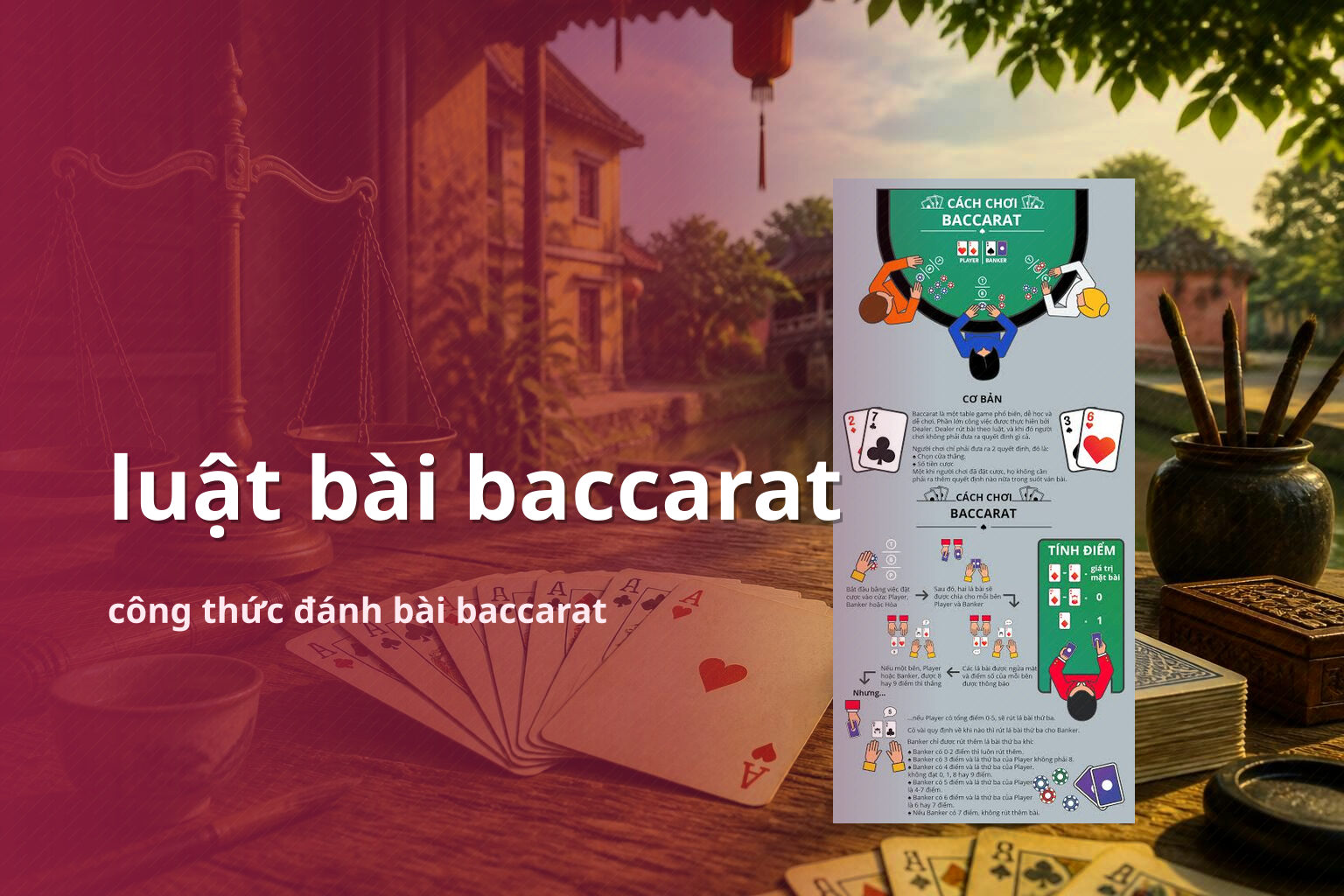 luật bài baccarat công thức đánh bài baccarat
