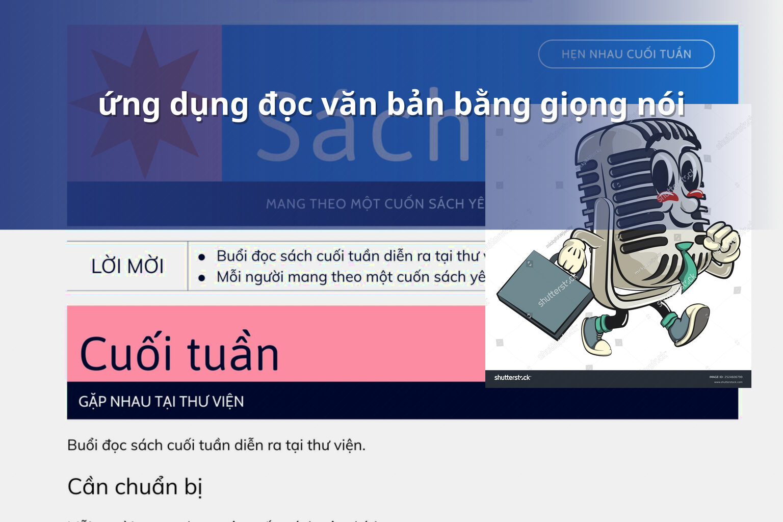 ứng dụng đọc văn bản bằng giọng nói - Tạo giọng nói tiếng Việt bằng AI