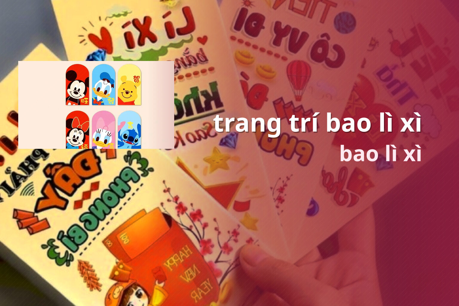 trang trí bao lì xì - red_packet
