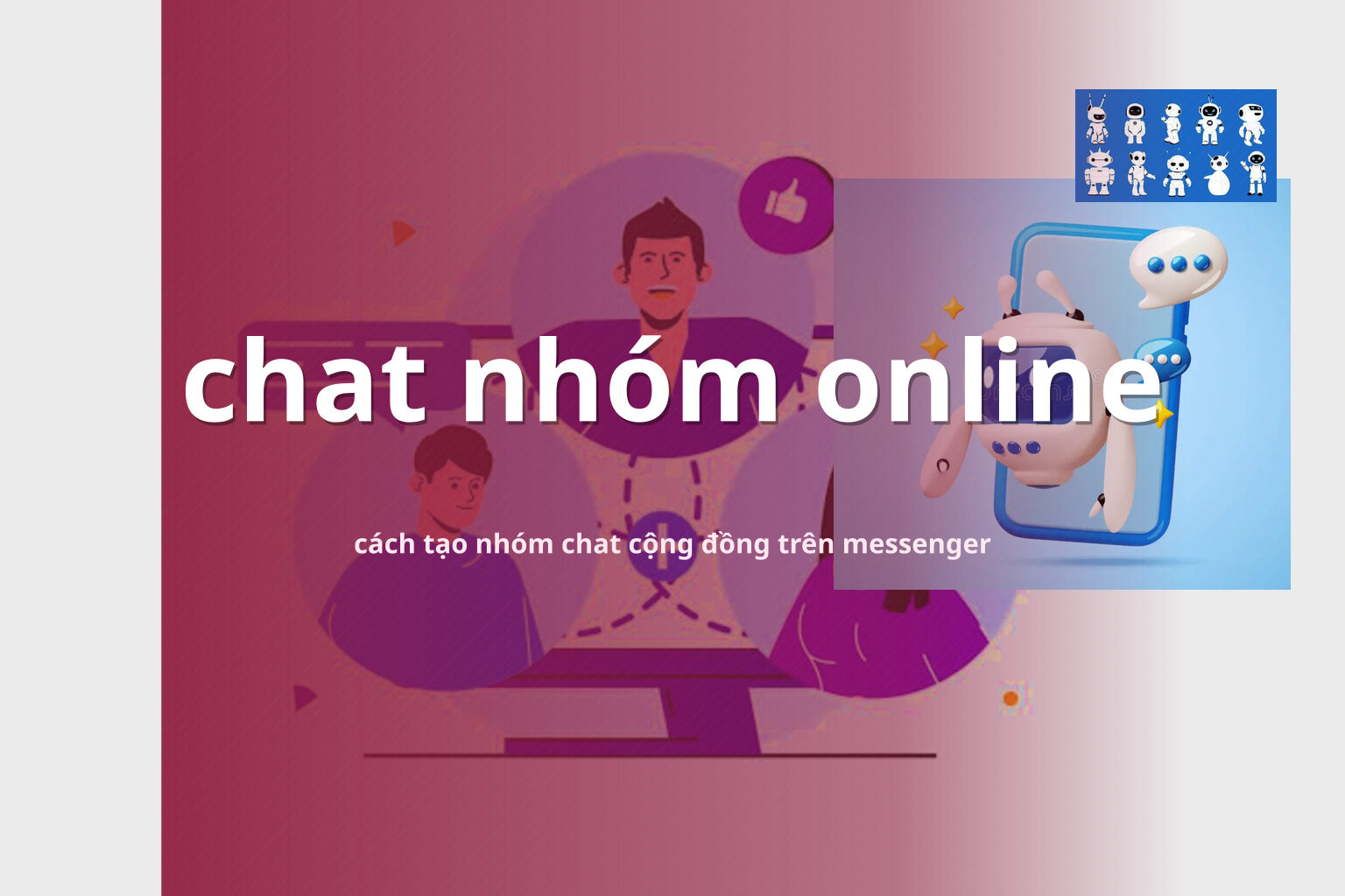 chat nhóm online cách tạo nhóm chat cộng đồng trên messenger