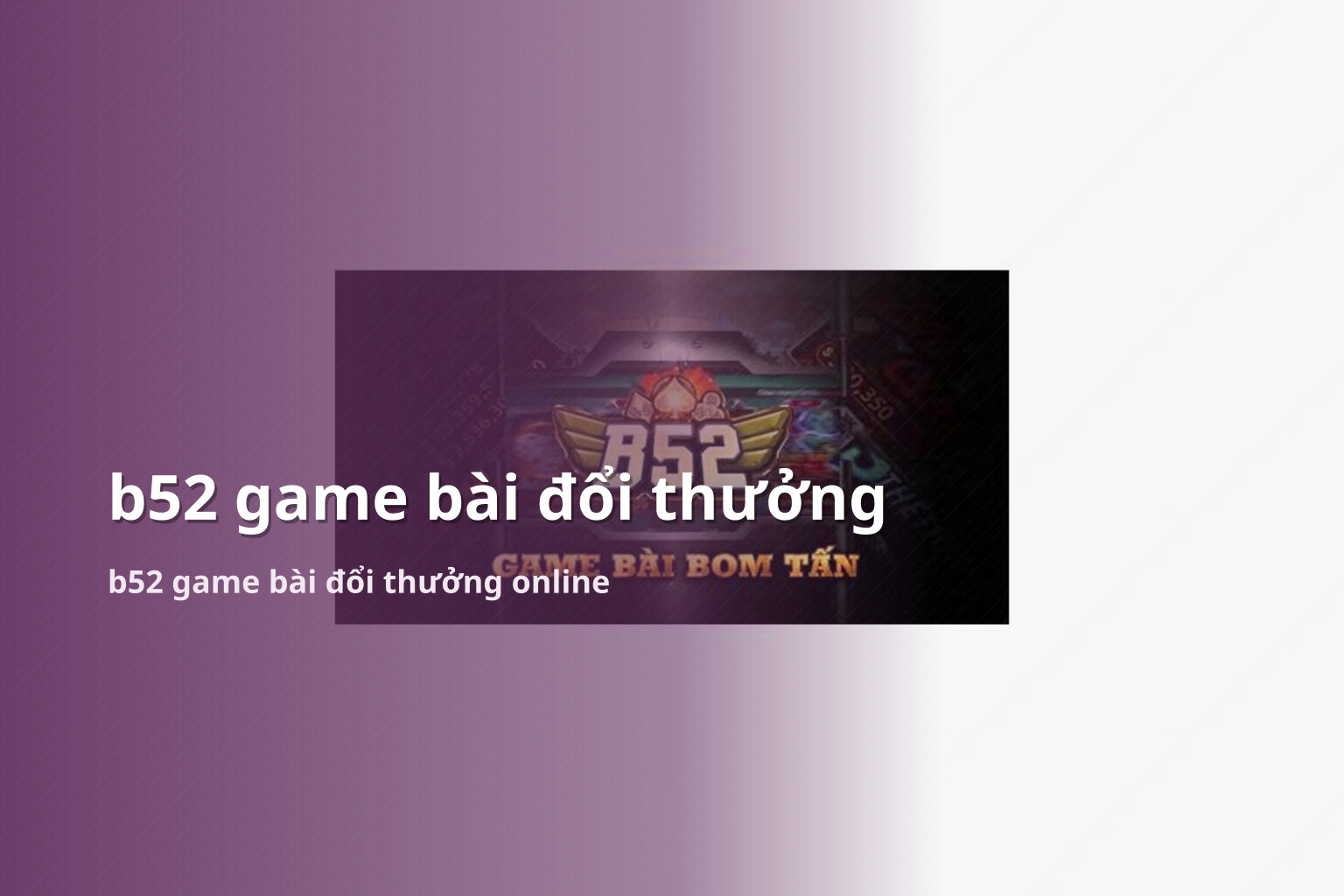 b52 game bài đổi thưởng b52 game bài đổi thưởng online