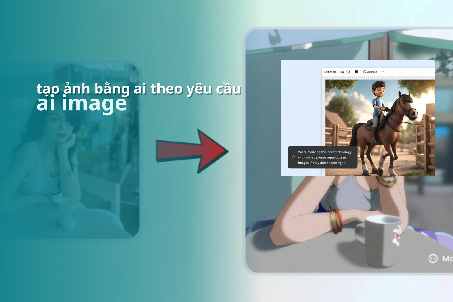 tạo ảnh bằng ai theo yêu cầu - Tạo ảnh và poster bằng AI
