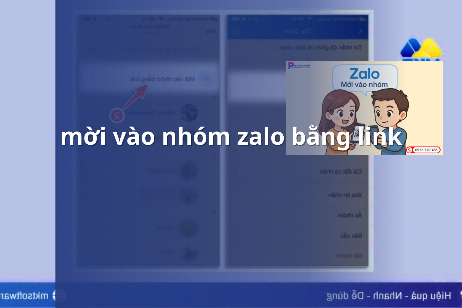mời vào nhóm zalo bằng link - community