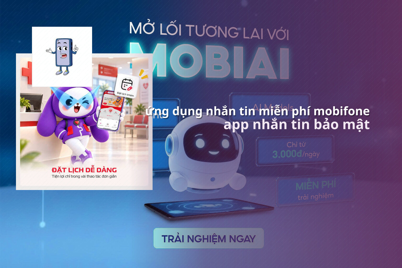 ứng dụng nhắn tin miễn phí mobifone - messaging