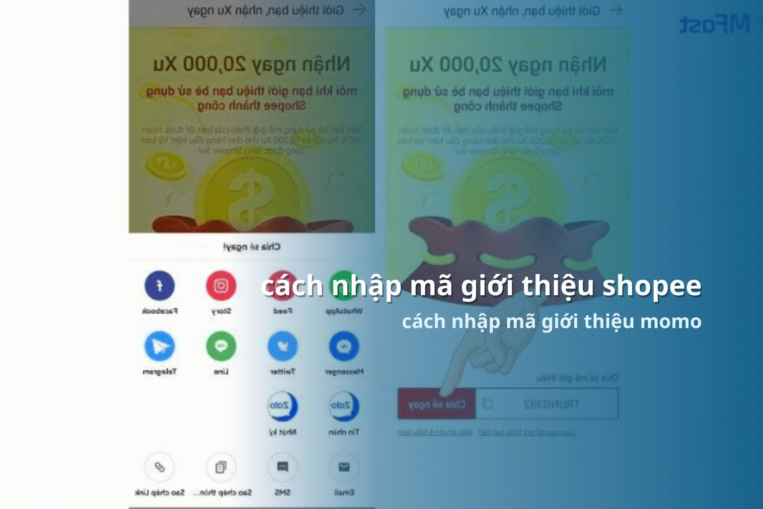 cách nhập mã giới thiệu shopee cách nhập mã giới thiệu momo