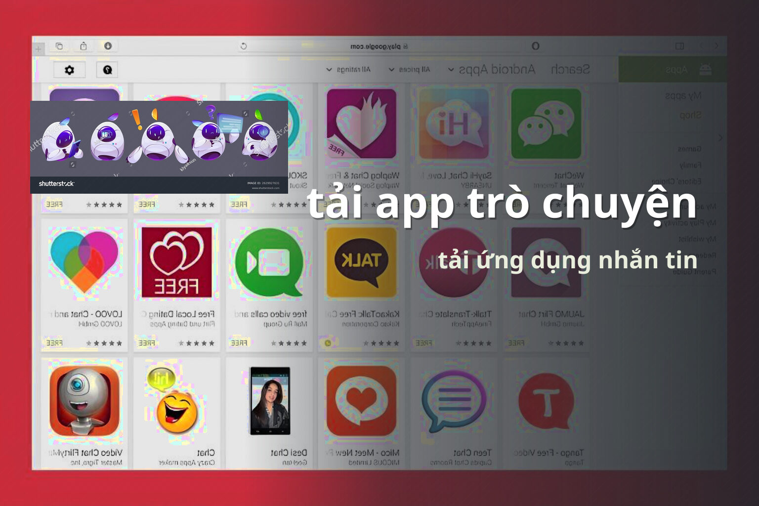 tải app trò chuyện tải ứng dụng nhắn tin