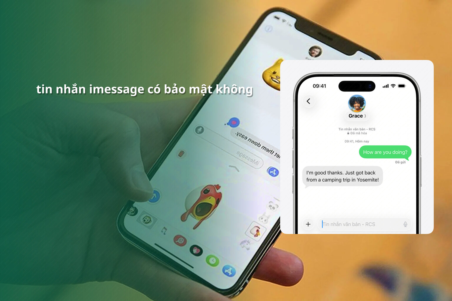 tin nhắn imessage có bảo mật không - community