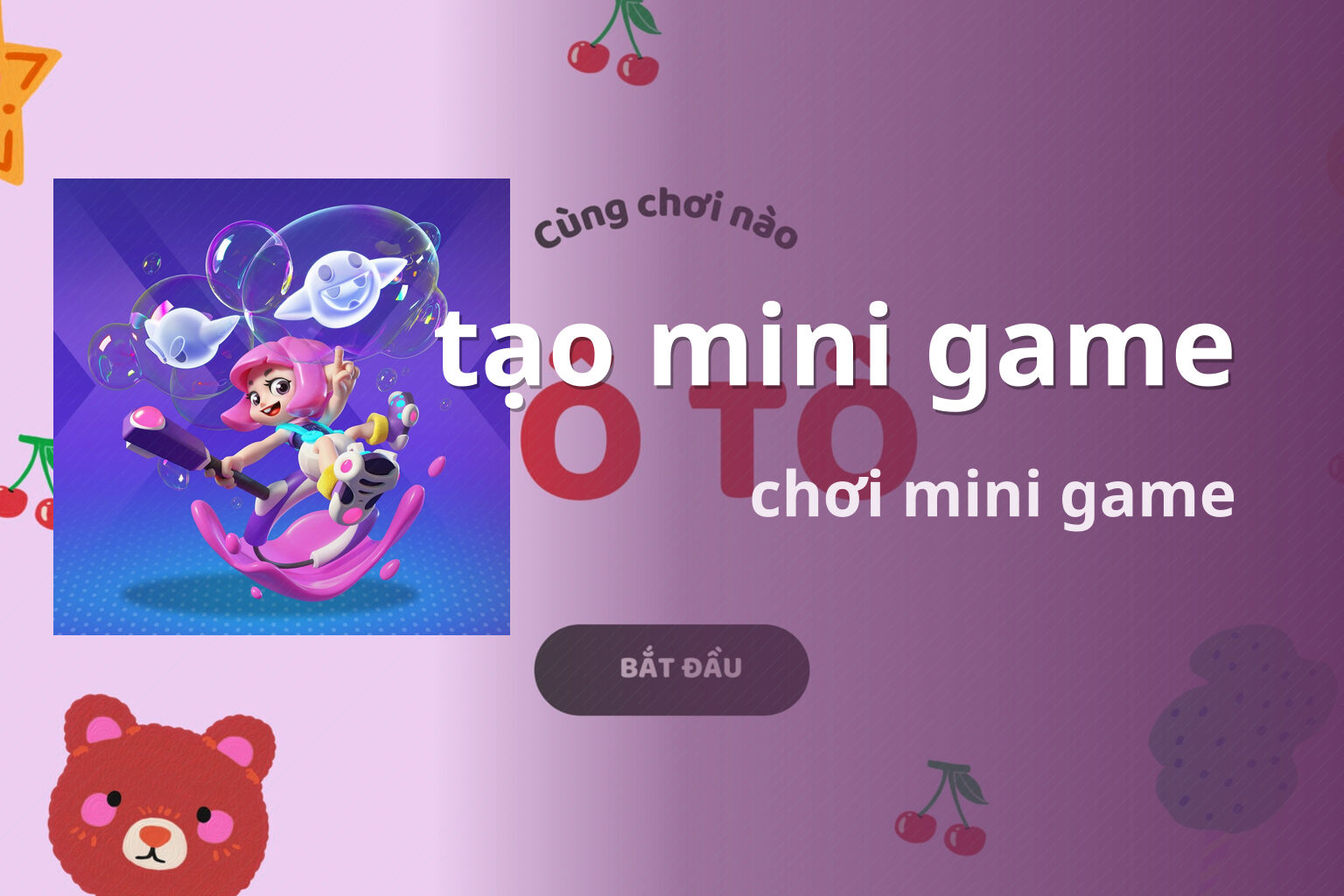 tạo mini game chơi mini game
