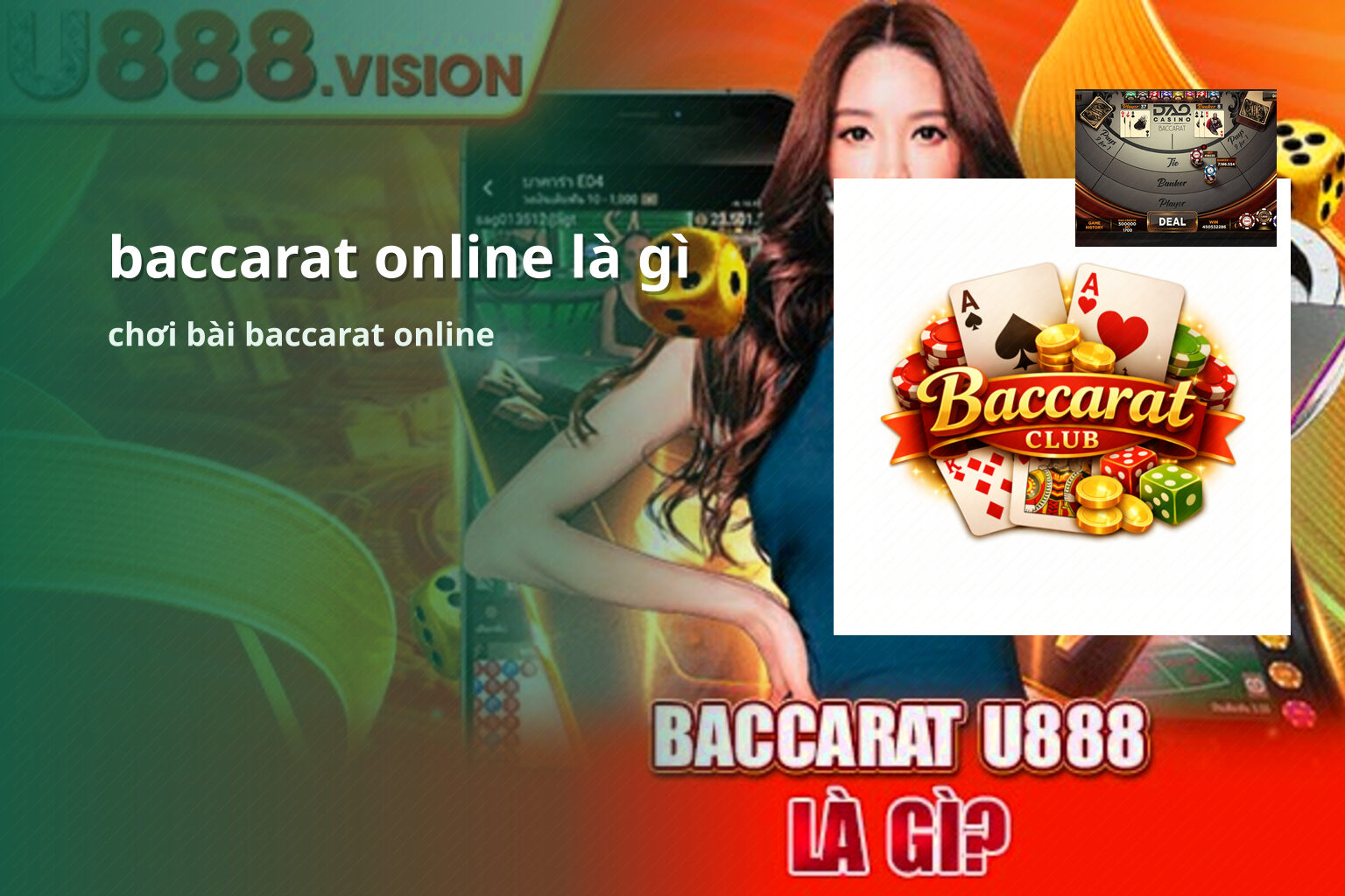 baccarat online là gì chơi bài baccarat online