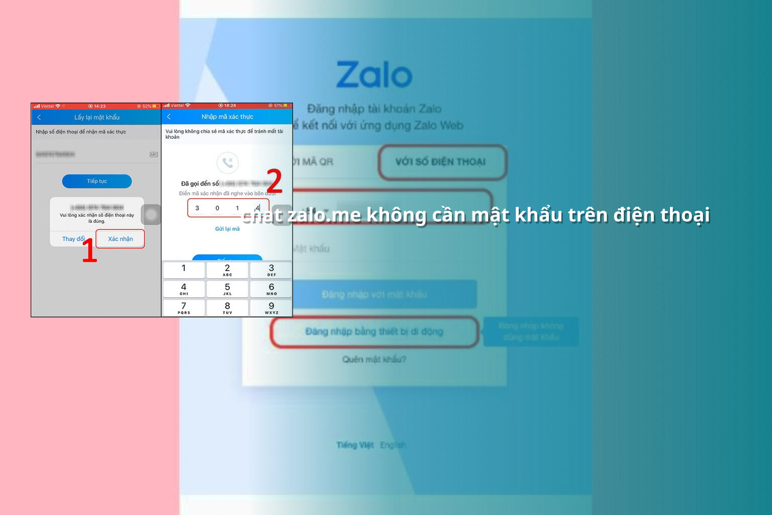 chat zalo.me không cần mật khẩu trên điện thoại - community