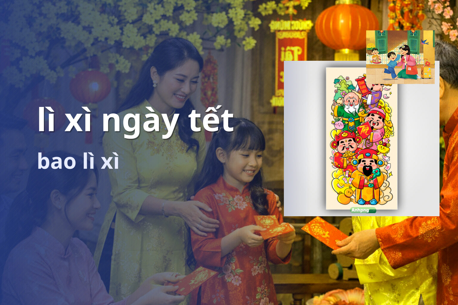 lì xì ngày tết bao lì xì