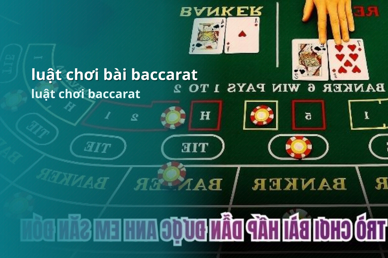 luật chơi bài baccarat luật chơi baccarat