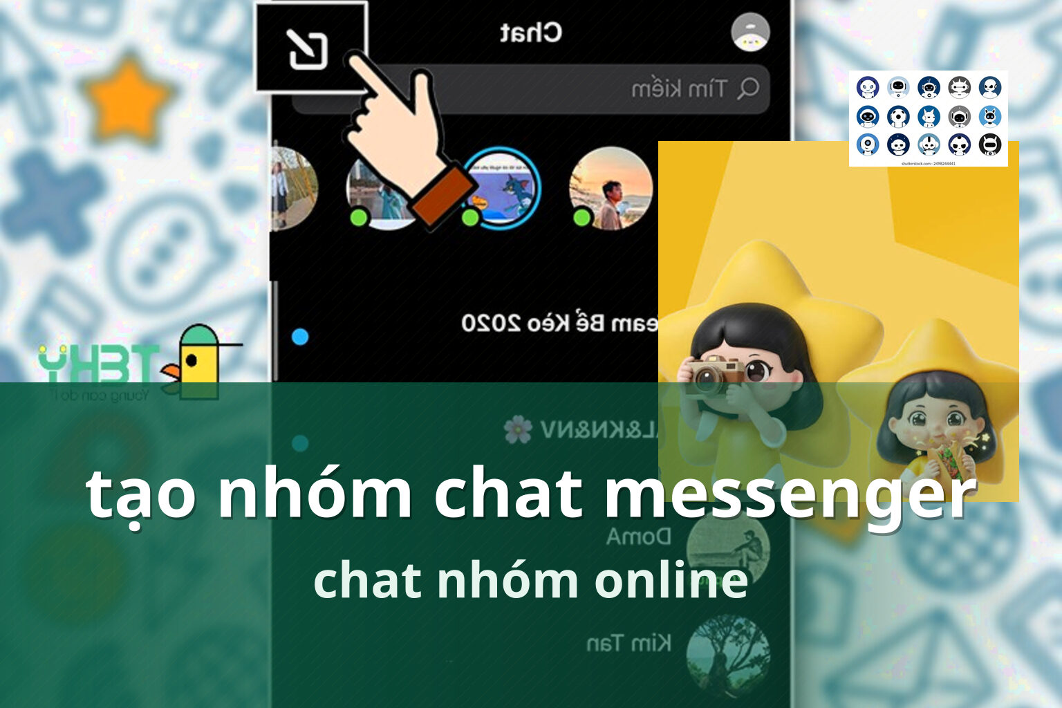tạo nhóm chat messenger - group_chat