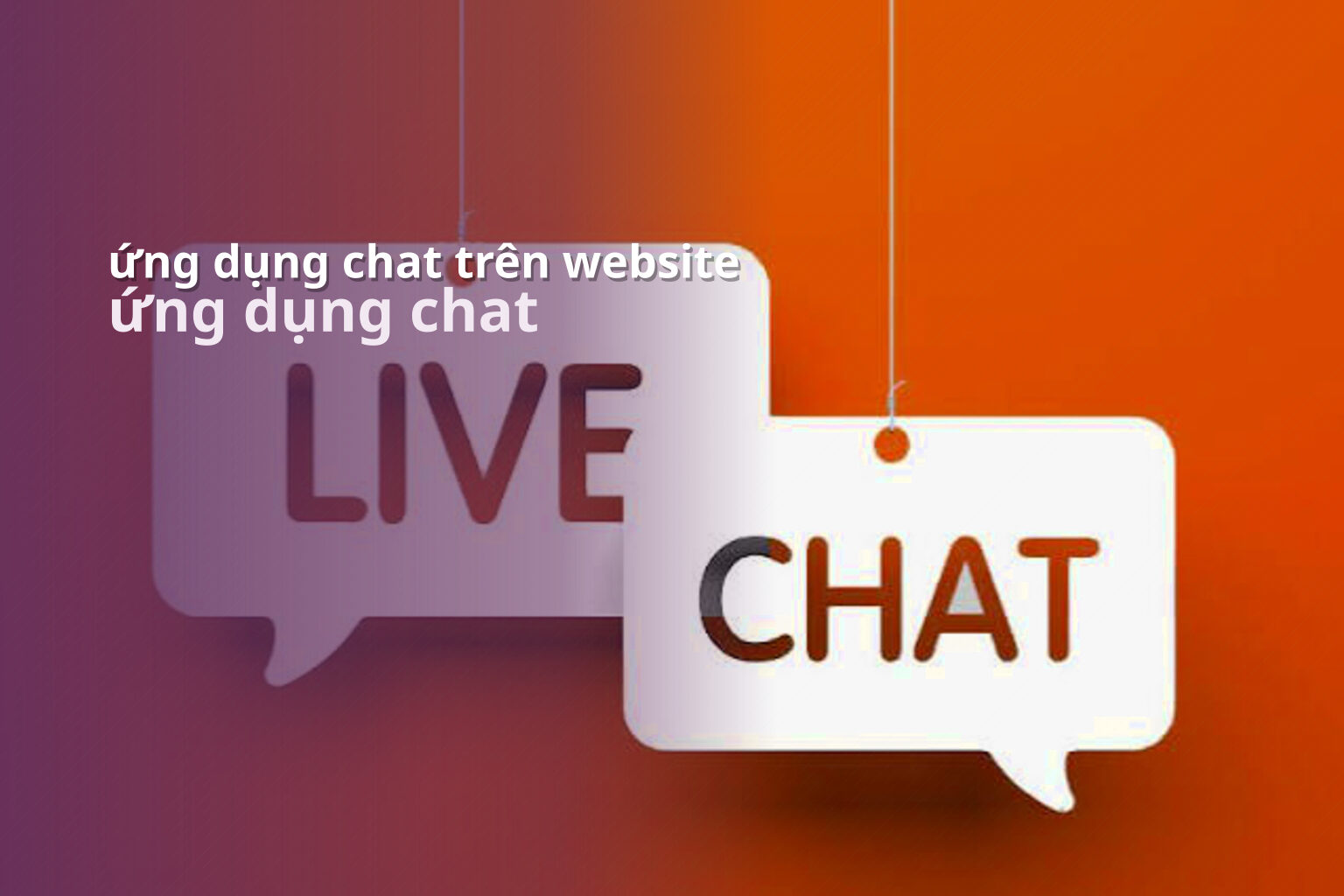 ứng dụng chat trên website - messaging