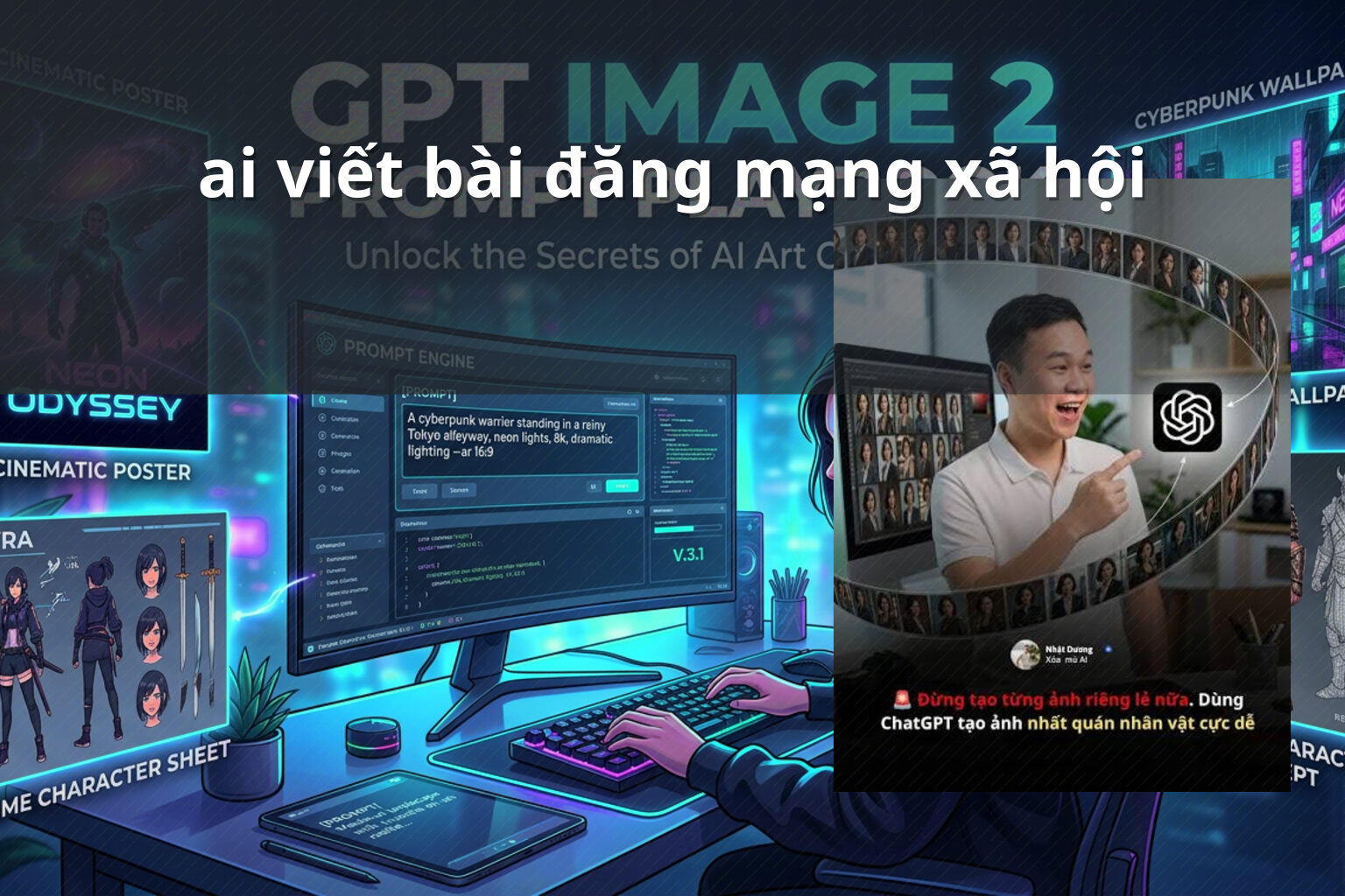 ai viết bài đăng mạng xã hội - Viết nội dung bằng AI