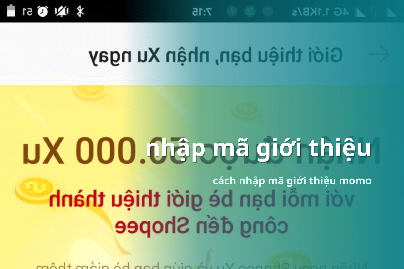 nhập mã giới thiệu - referral