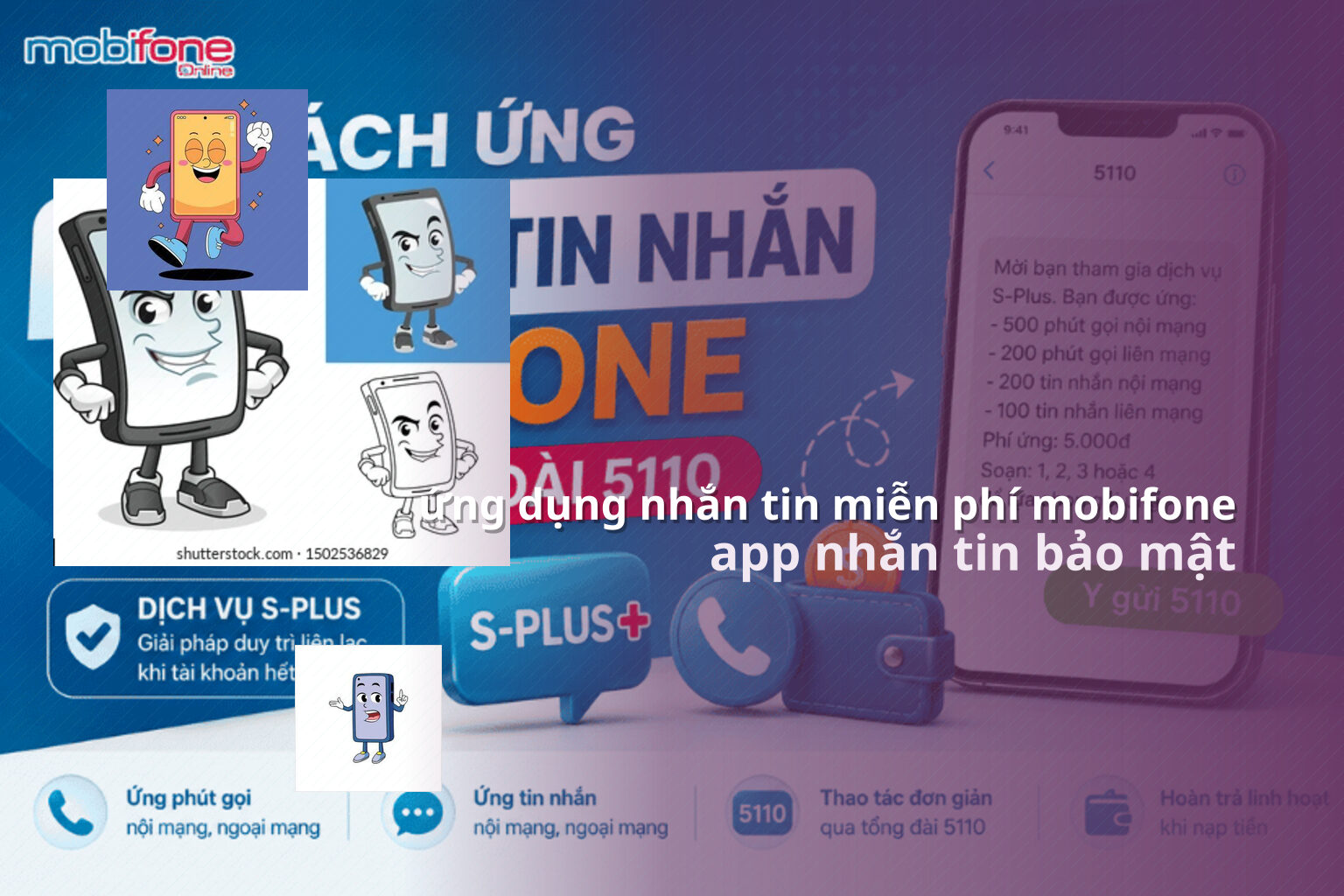 ứng dụng nhắn tin miễn phí mobifone app nhắn tin bảo mật
