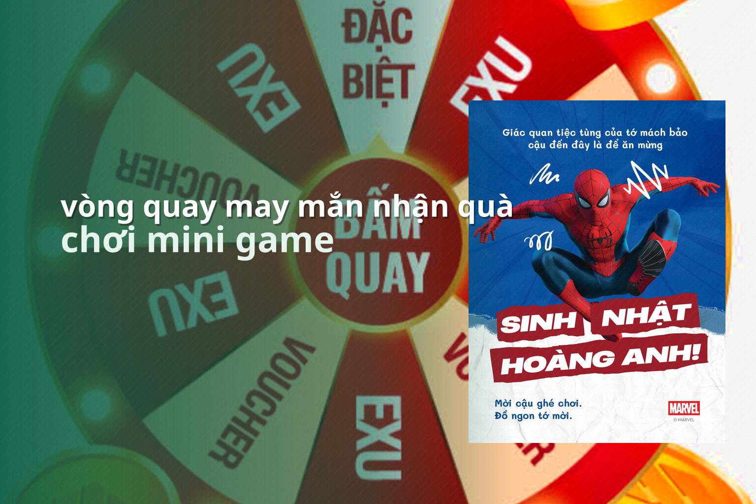 vòng quay may mắn nhận quà - mini_game