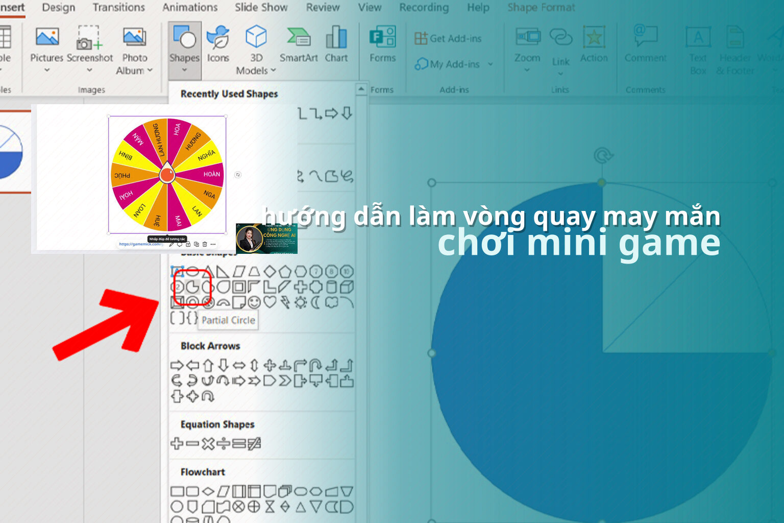 hướng dẫn làm vòng quay may mắn chơi mini game