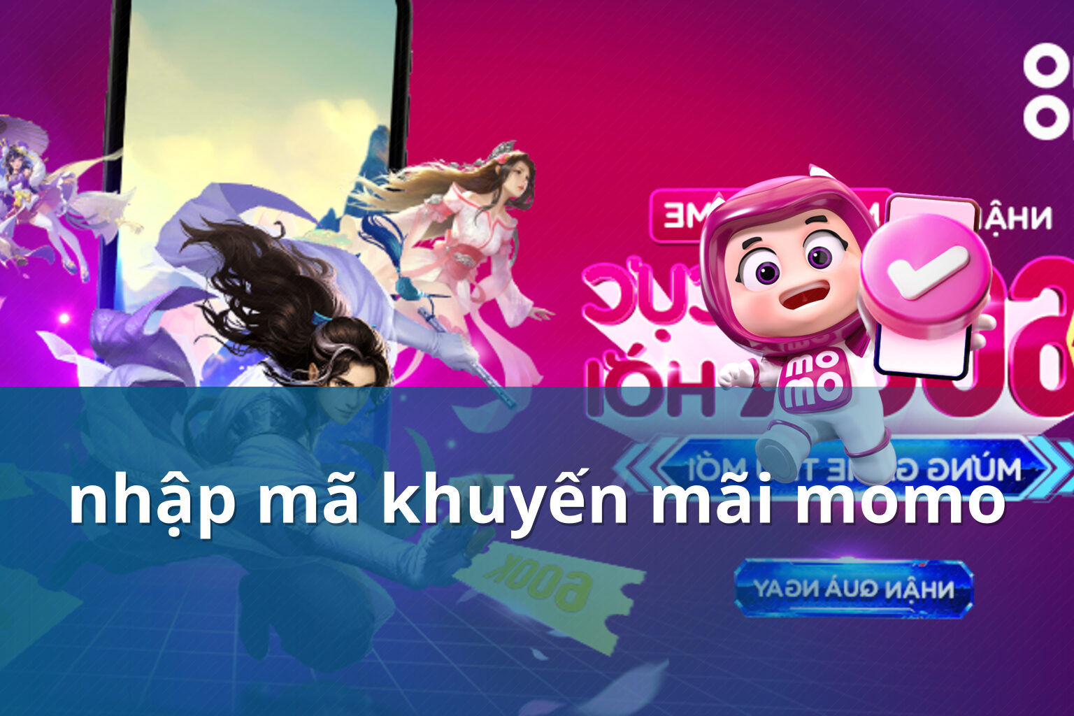 nhập mã khuyến mãi momo - promotion
