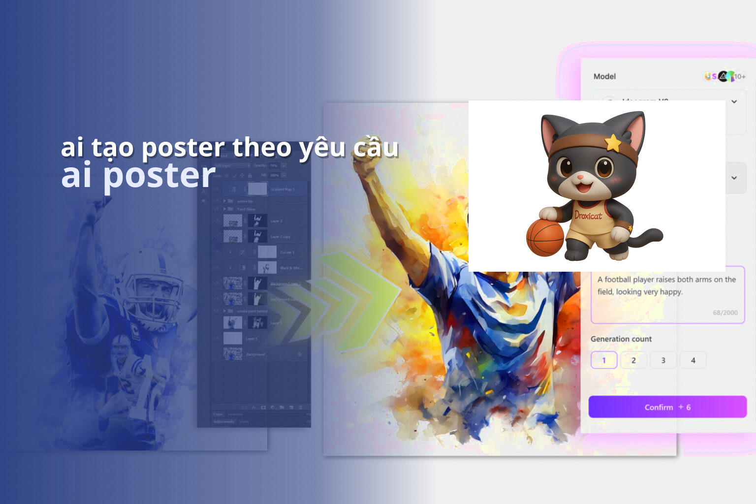 ai tạo poster theo yêu cầu ai poster