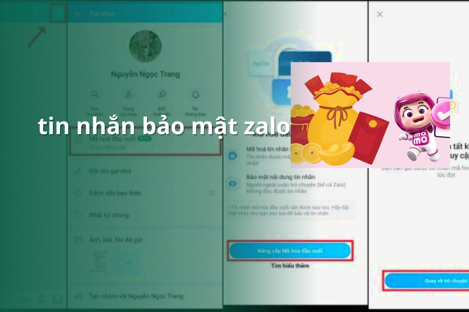 tin nhắn bảo mật zalo - community