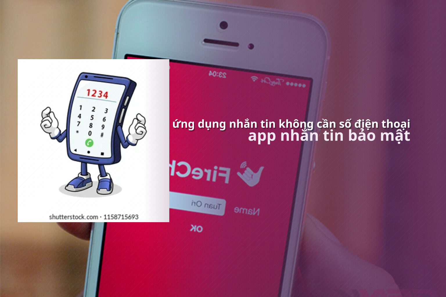 ứng dụng nhắn tin không cần số điện thoại - messaging