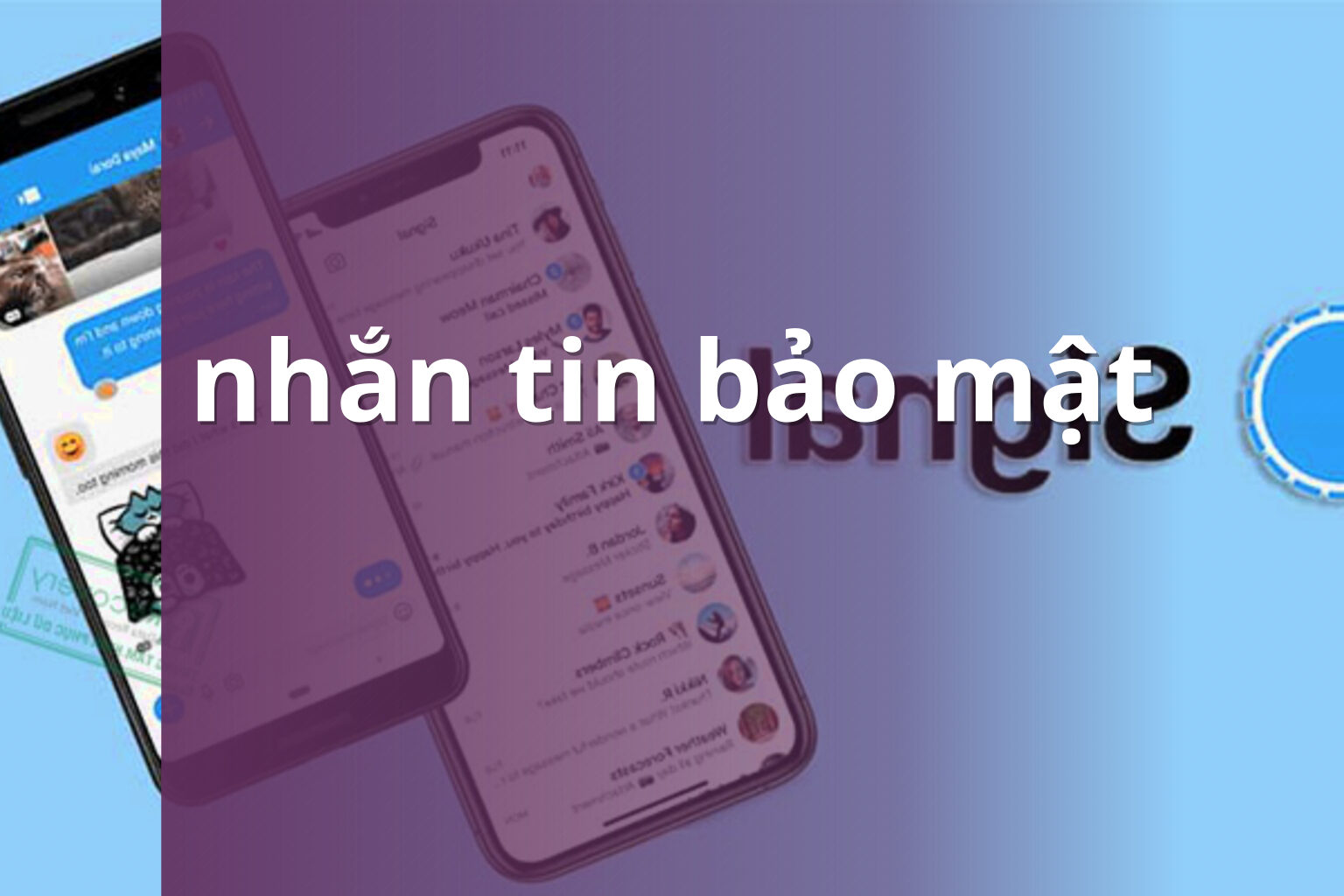nhắn tin bảo mật - community