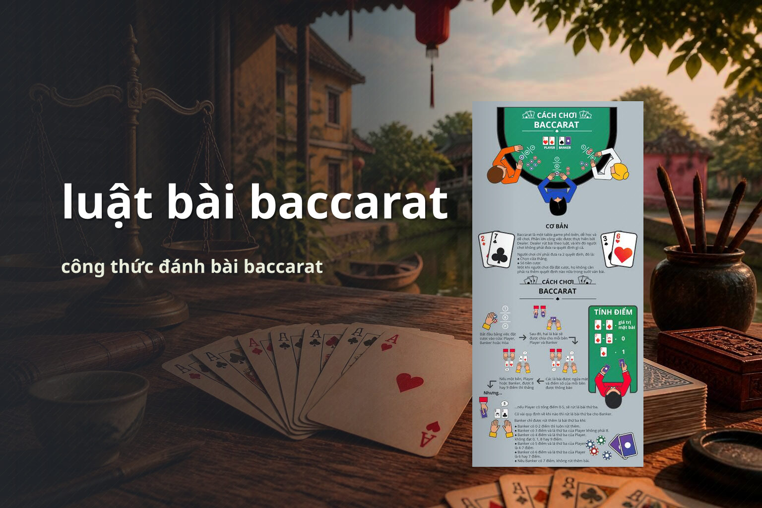 luật bài baccarat công thức đánh bài baccarat