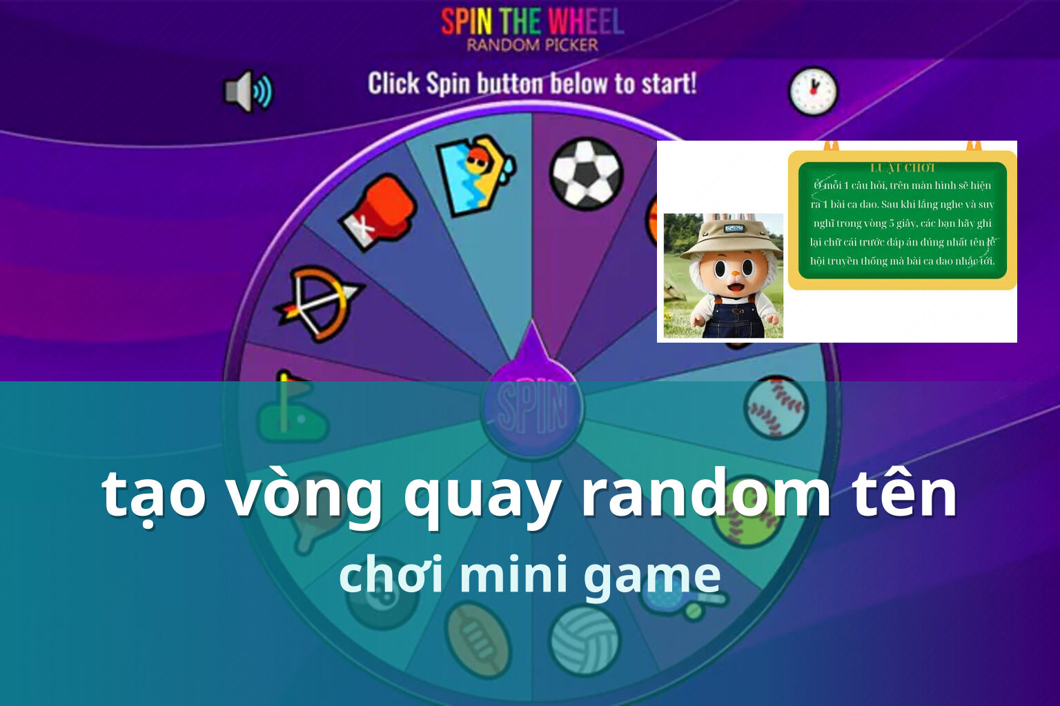 tạo vòng quay random tên - mini_game