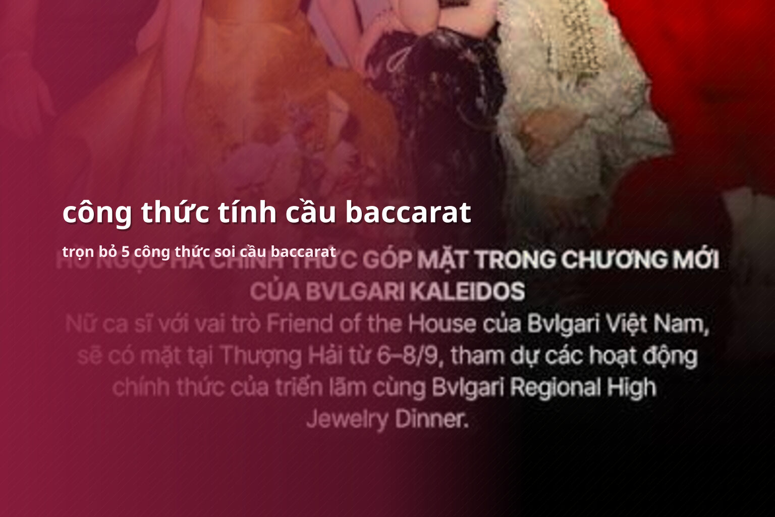 công thức tính cầu baccarat trọn bỏ 5 công thức soi cầu baccarat