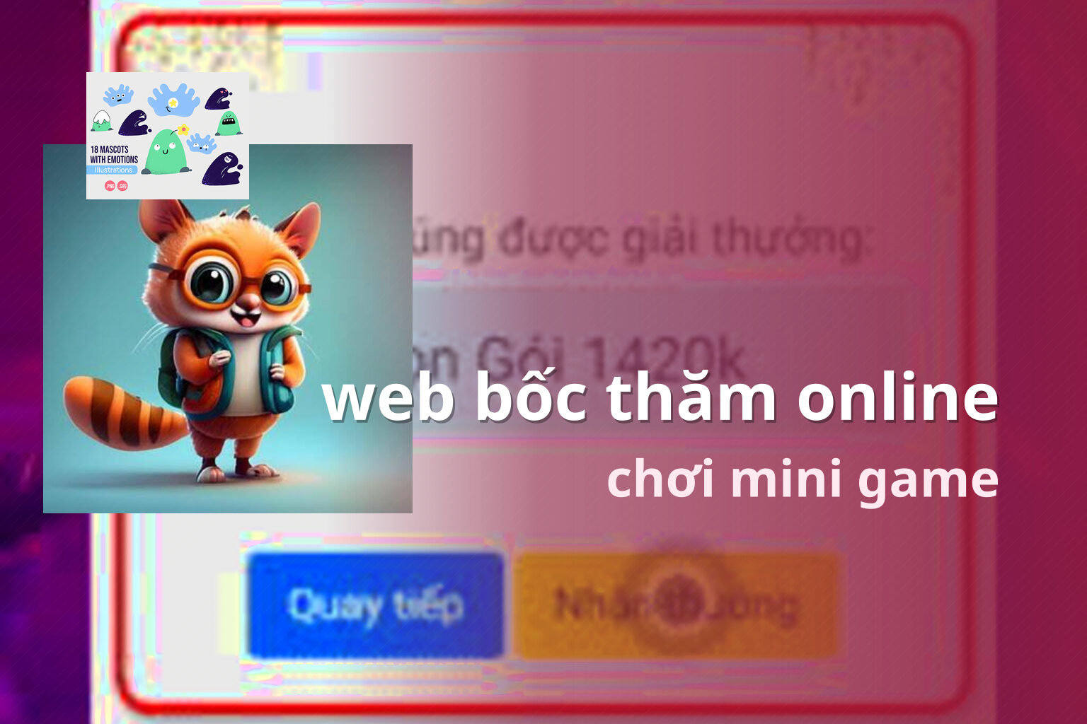 web bốc thăm online chơi mini game