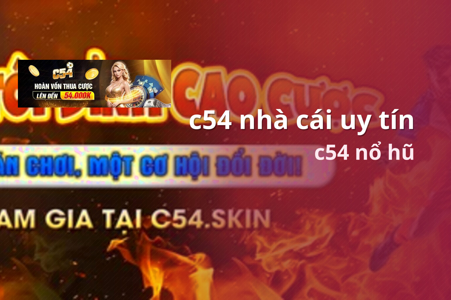 c54 nhà cái uy tín c54 nổ hũ